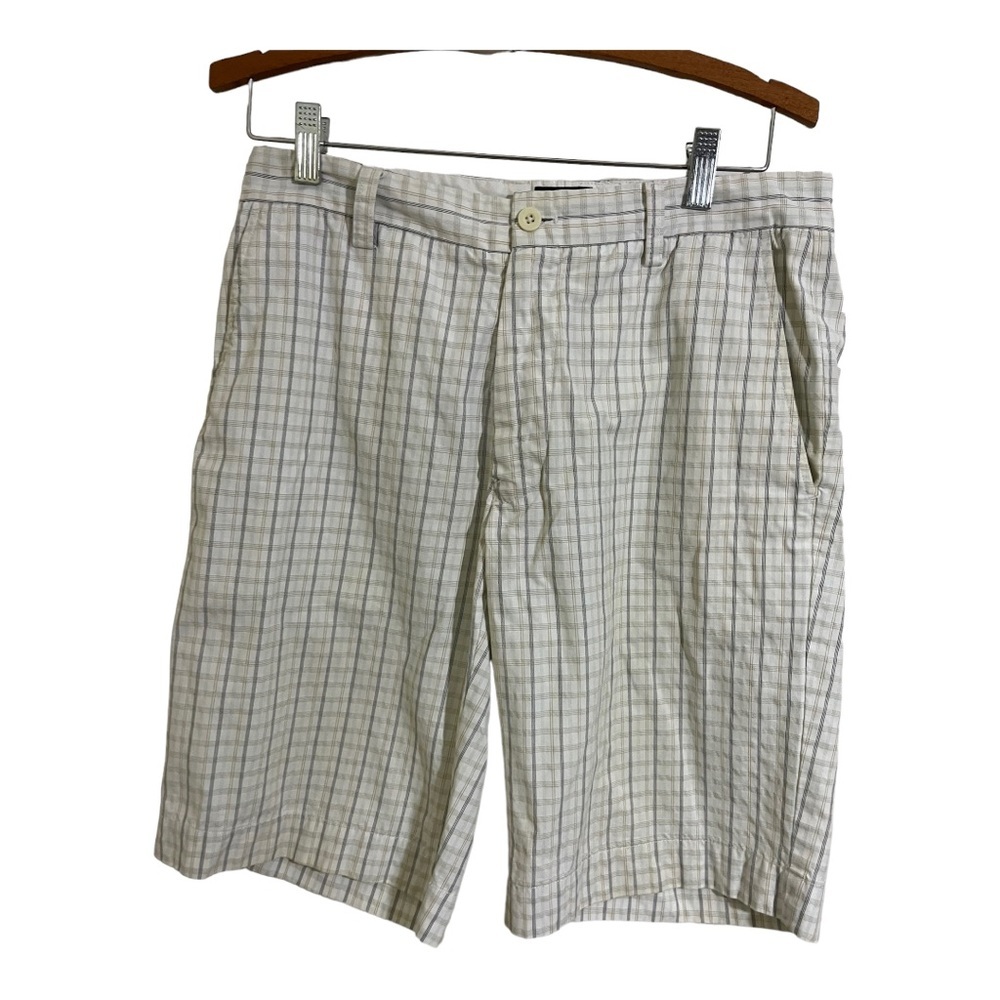 Jack spade mens striped flat front shorts. Size 30.